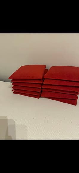 Väggmonterad panelen / sänggavel 12 stycken 25 cmx25cm