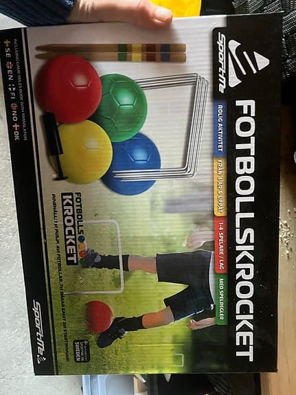 Krocket Fotbollskrocket Set ny i låda