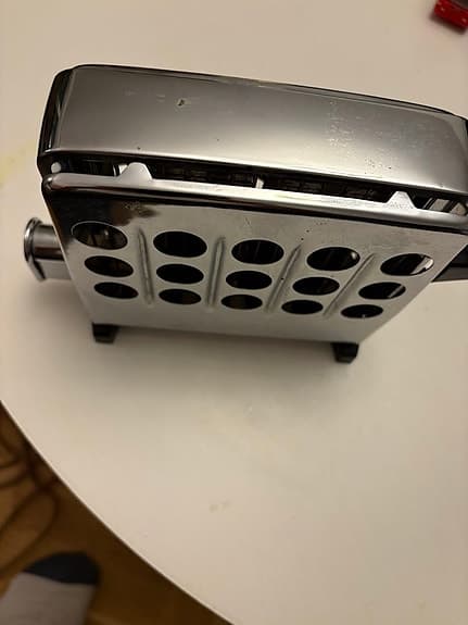 retro brödrost i krom från Elektro-Helios.