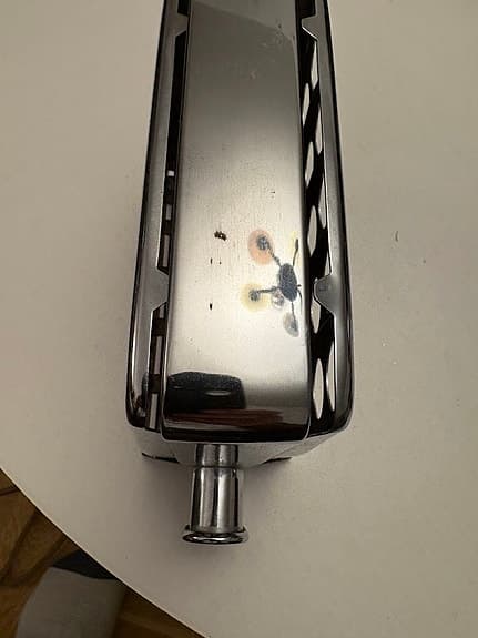 retro brödrost i krom från Elektro-Helios.