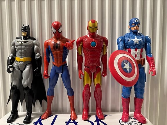 Marvel Superhjältefigurer i plast