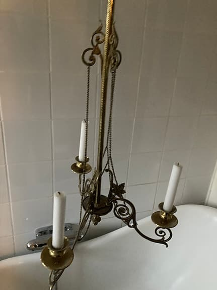 Trearmad ljuskrona (ljusstake)