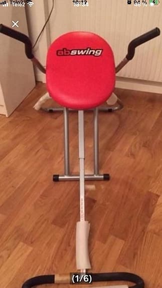 Ab Swing Träningsutrustning Röd