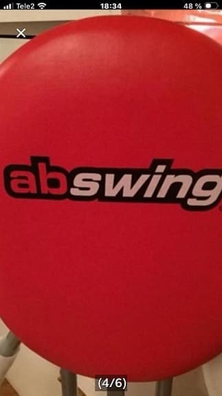 Ab Swing Träningsutrustning Röd