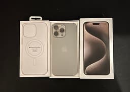 iPhone 15 Pro Max 256GB + MagSafe Skal