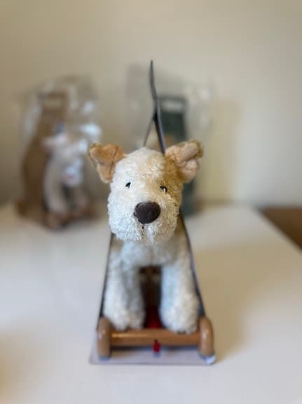 Done by Deer Eliot Barnleksak Hund på hjul