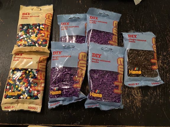 Hama DIY pärlor och mallar för barn
