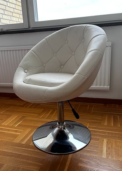 Vanity chair / snurrstol höj- och sänkbar