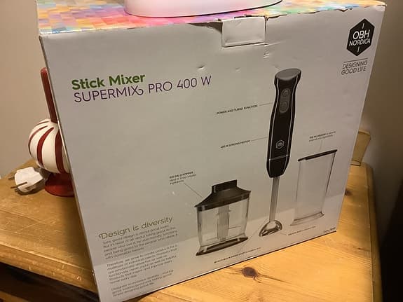 OBH Nordica Supermix Pro Stavmixer 400 W helt ny i förpackning