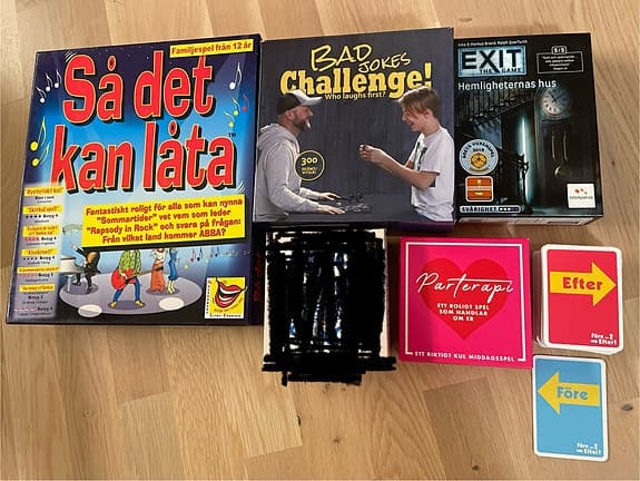 Kortspel frågesport parterapi så kan det låta