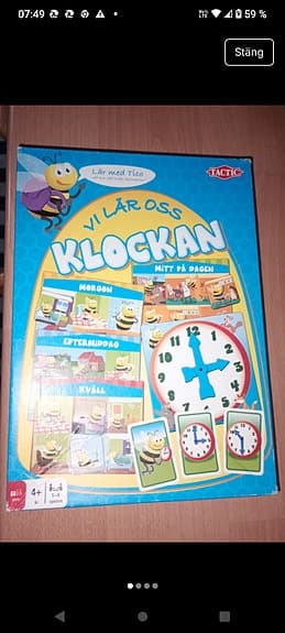Spel för barn. Vi lär oss klockan pedagogiskt spel