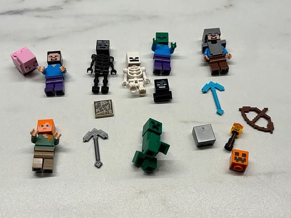 LEGO Minecraft Minifigurer och Tillbehör