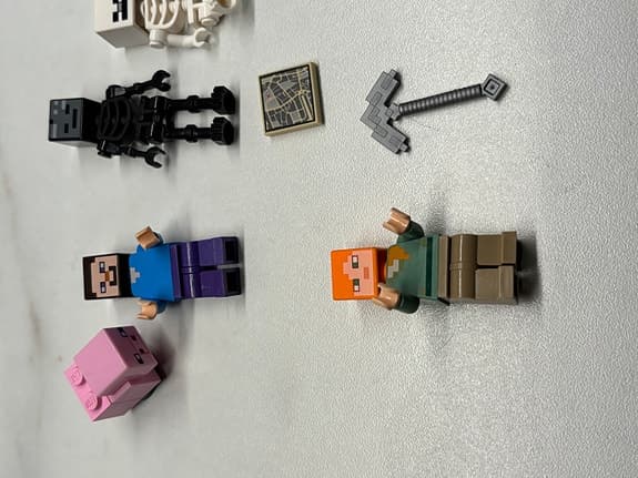 LEGO Minecraft Minifigurer och Tillbehör