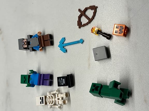 LEGO Minecraft Minifigurer och Tillbehör