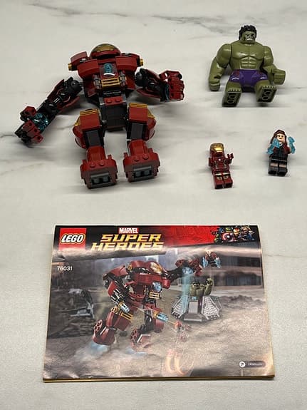 LEGO Marvel Super Heroes byggsats med figurer big fig hulk