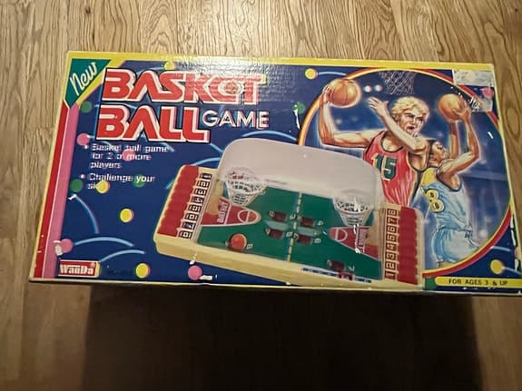 Basketball Game i kartong, 80-tal