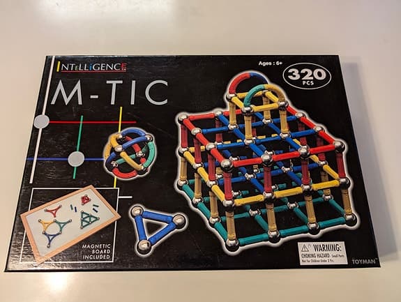 M-TIC Magnetisk Byggsats, 320 delar