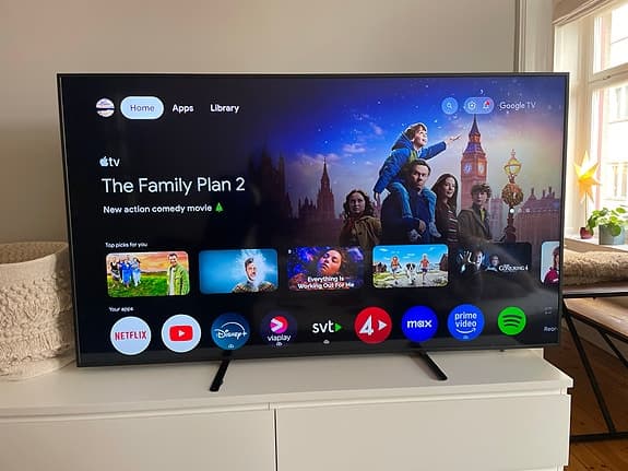Samsung 55 tum 4K UHD+Ny Google Tv med full Smart funktion