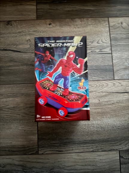 Spiderman leksaks skateboard för barn