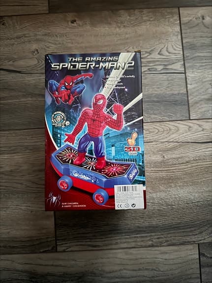 Spiderman leksaks skateboard för barn