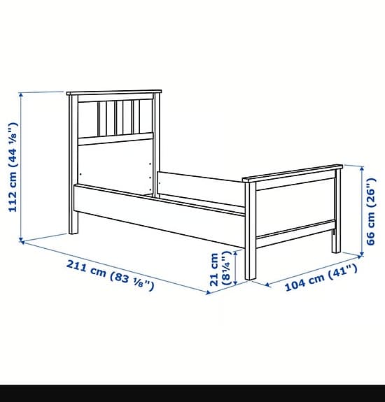 Hemnes sängstomme 90×200