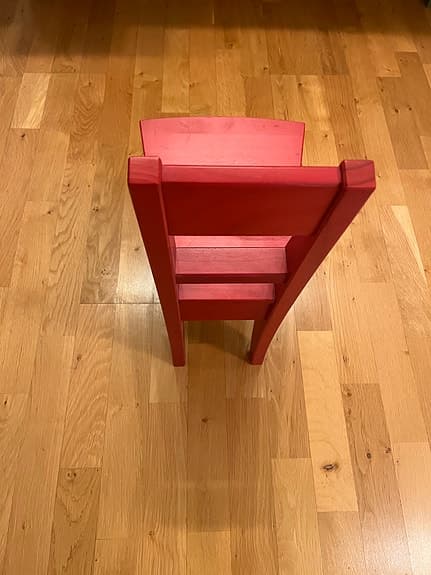 IKEA PS EMIL barnstol – röd – design Nike Karlsson