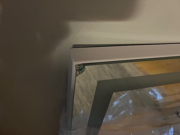 KAILA Sminkspegel Base Horisontal LED Vit 80x60 cm