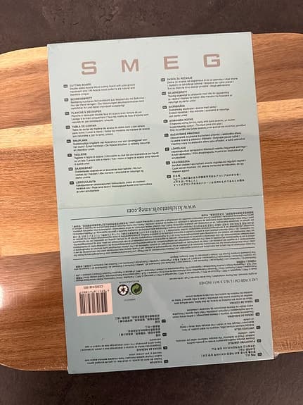 Smeg Skärbräda Trä