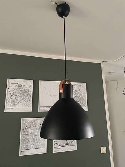 Markslöjd Eagle taklampa svart, 35cm