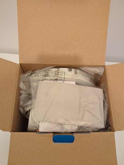 Hyssna Taklampa LED 3-L IP20, vit och stål, 25 cm