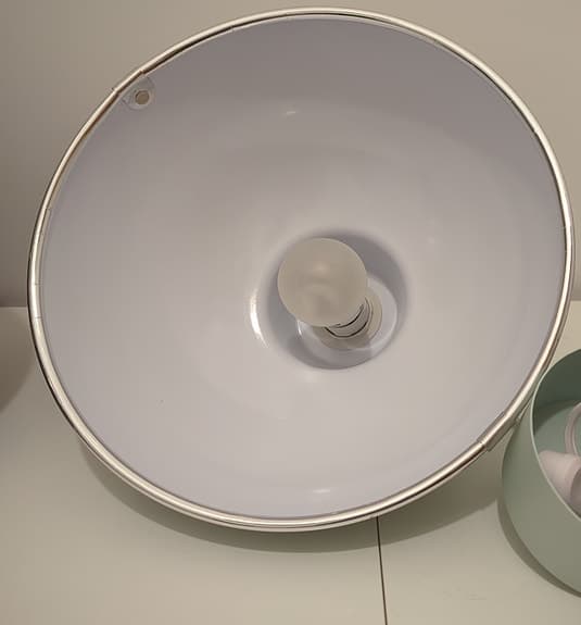 Taklampa Retro, 30 cm, svart