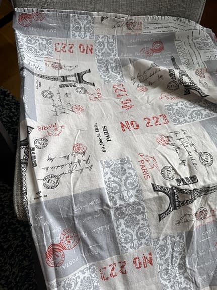 Oanvänd bordsduk