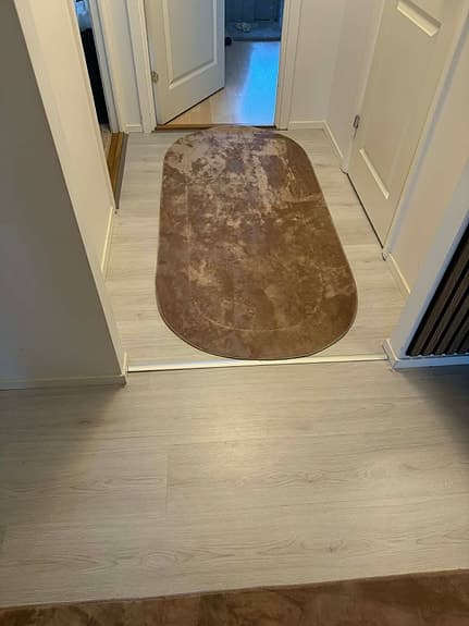 4st bruna/ljusbruna mattor