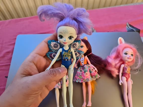 4 st Enchantimals-dockor – mycket fint skick!