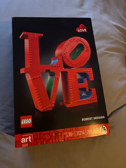 LEGO Robert Indiana Art LEGO-set