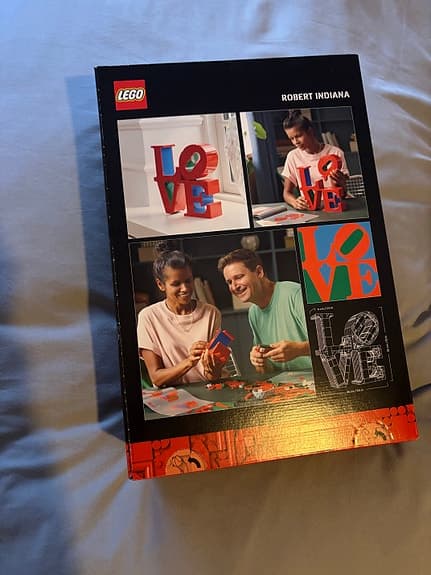LEGO Robert Indiana Art LEGO-set