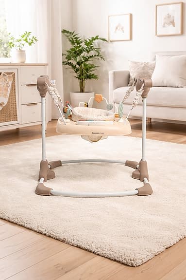 Beige hoppgunga från Beemoo i nyskick