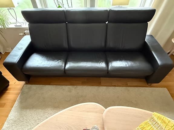 Stressless soffgrupp i läder