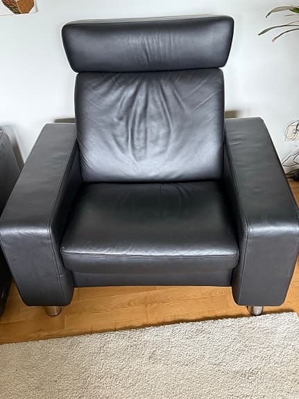 Stressless soffgrupp i läder