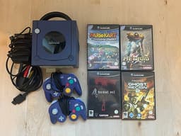 Nintendo Gamecube + 4 spel + 2 handkontroller
