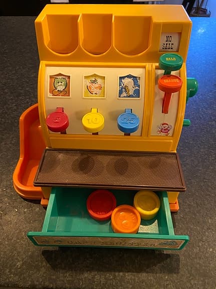 Fisher-Price Lekkassa leksak retro