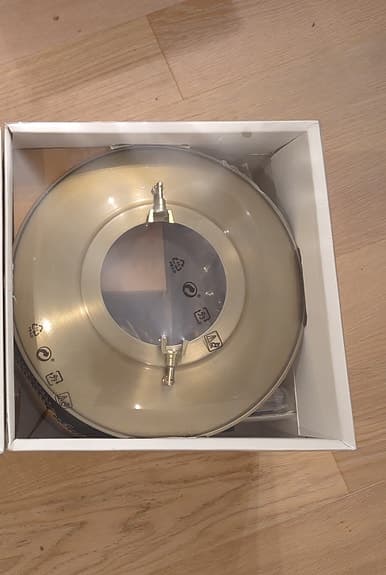 Pendellampa Ottava, 30 cm, guld, NY