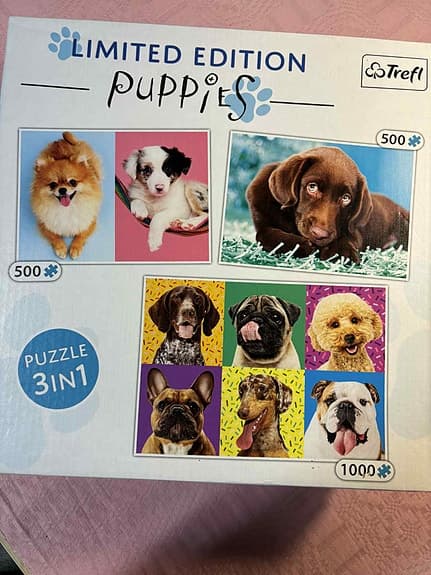 Pussel 3st pussel hundvalpar hund hundar 500 1000 bitar