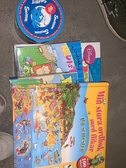4 Spel (med 1 bok)