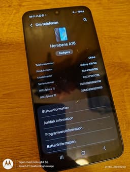 Samsung Galaxy A16 5G – Helt ny, endast testad