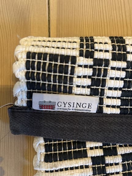 Glesripsmatta rutig Gysinge