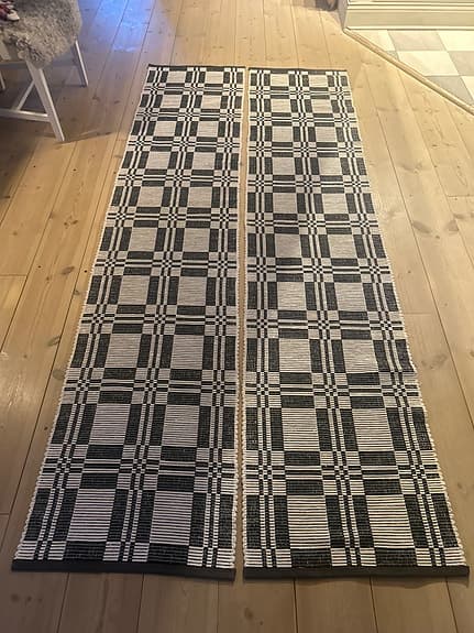 Glesripsmatta rutig Gysinge