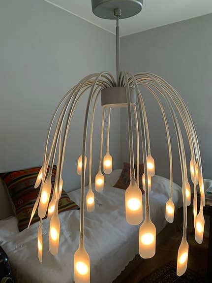 IKEA Taklampa med flera ljuskällor vit