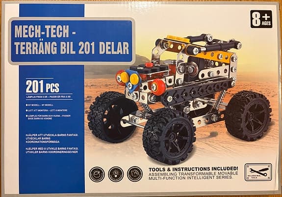 Mech-tech terräng bil 201 delar