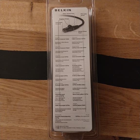 Belkin CAT5e Crossover-kabel 3m